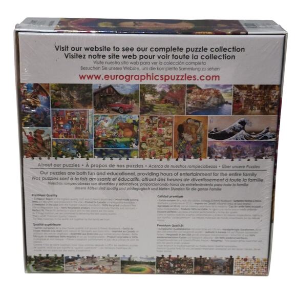 EuroGraphics Frida Kahlo 1000‑Piece Self‑Portrait With Thorn Necklace Puzzle NEW - Picture 2 of 7